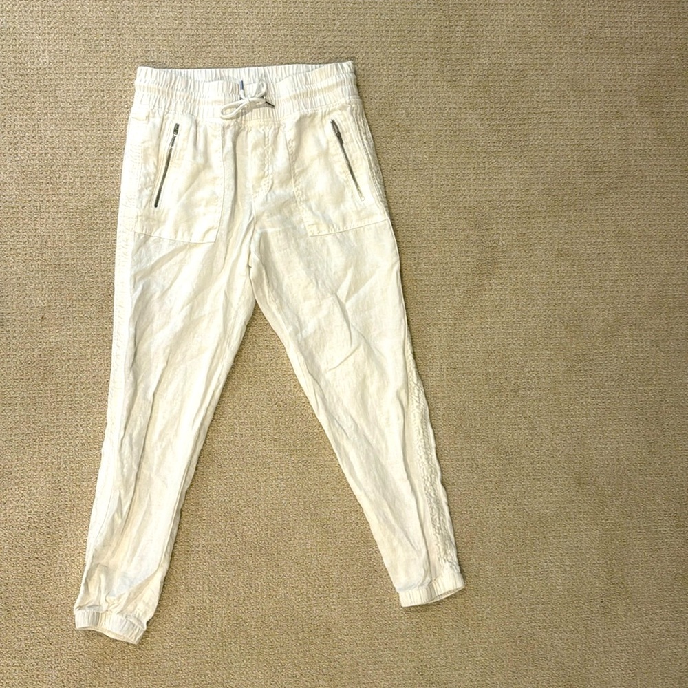Like new Athelta Cabo linen joggers